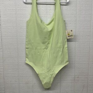 Free People Light Green Bodysuit